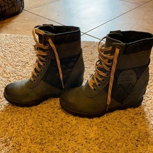 Sorel Lace Up Wedge